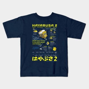 Haybusa2 Ifographic (*for dark shirts only*) Kids T-Shirt